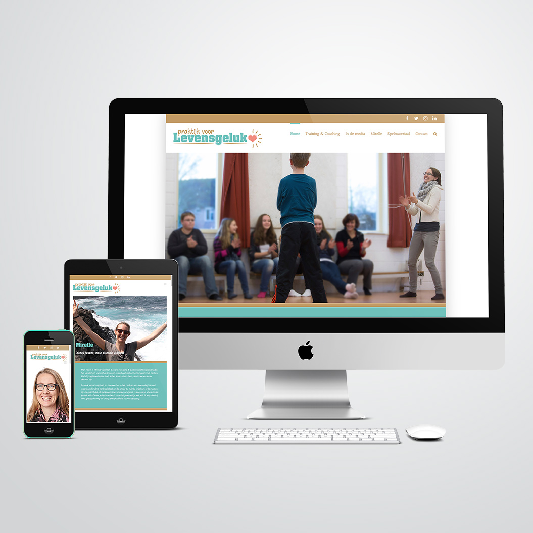 website gemaakt door Kat Design voor Praktijk voor levensgeluk