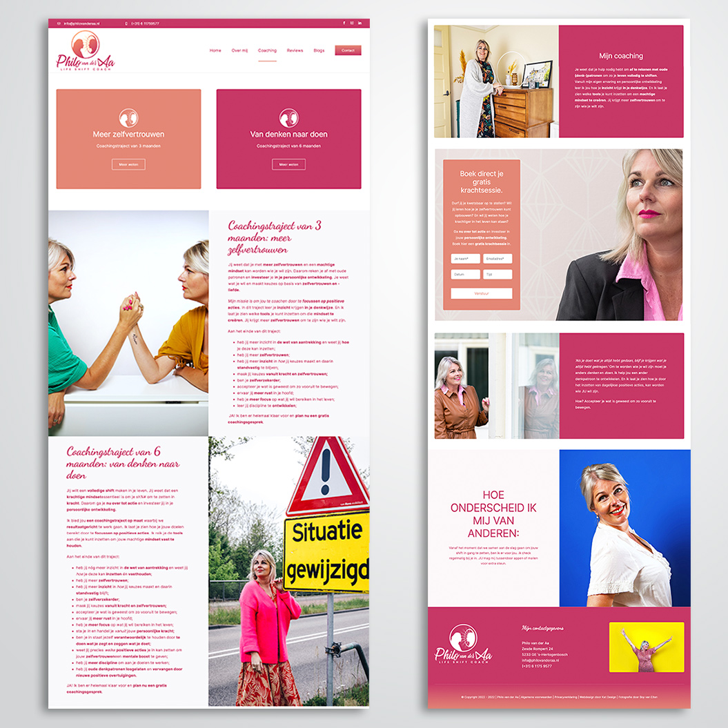 website door Kat Design voor Philo van der Aa