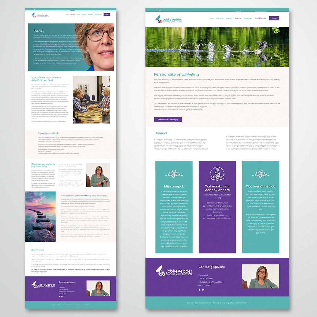 website gemaakt door Kat Design voor Coaching, Advies & Vedder website gemaakt door Kat Design voor Coaching, Advies & Vedder