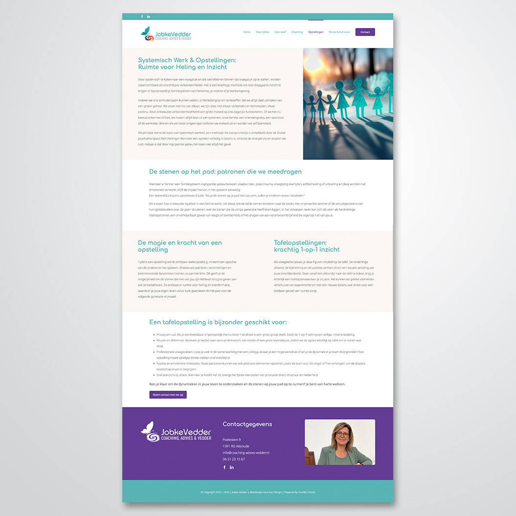 website gemaakt door Kat Design voor Coaching, Advies & Vedder website gemaakt door Kat Design voor Coaching, Advies & Vedder
